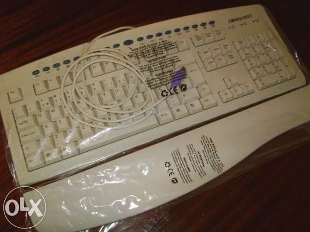 Teclado e rato com fios