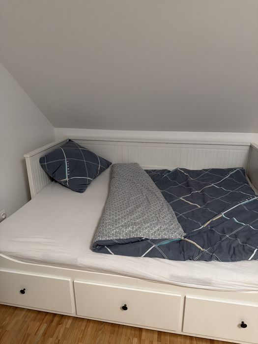 Lóżko Hemnes z materacami