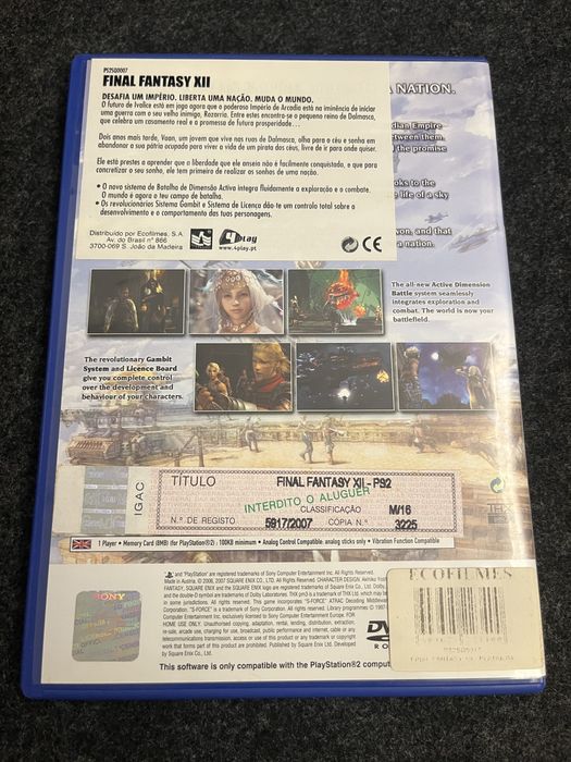 Final Fantasy XII PS2