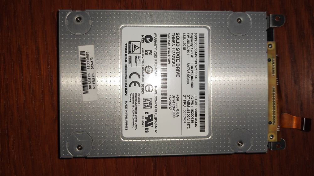 Disco Ssd 128gb Toshiba