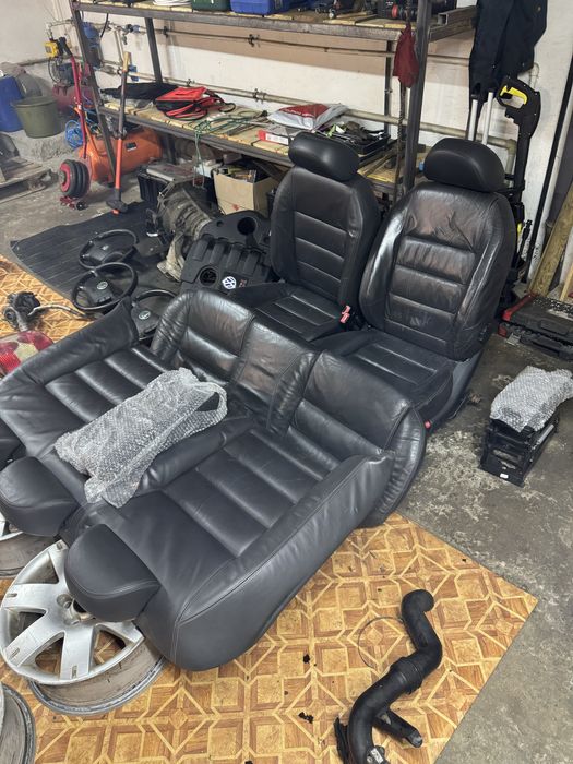 Сидения шкода ауди суперб 1 сидения пассат б5 сидіння салон шкіра кожа