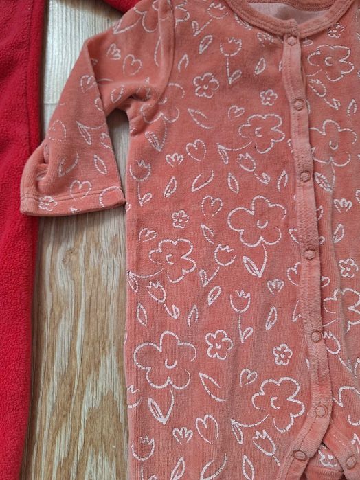 Pajacyk z jednorożcem i pajacyk w kwiatki 74 cm