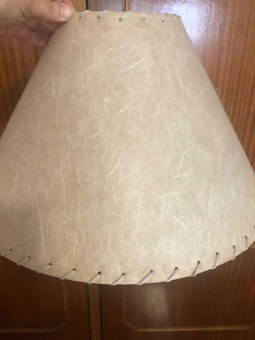 Abajur Teto creme escuro