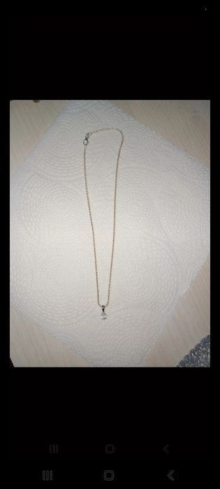 Colar prata como novo