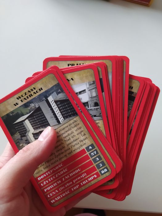 Gra karciana top trumps PRL