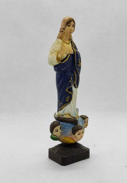 Estatueta religiosa Nossa Senhora do Sameiro em resina