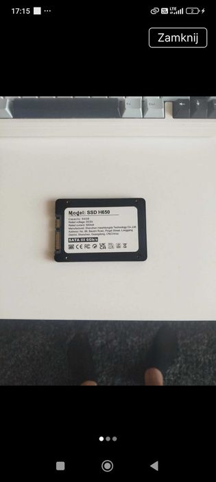 Dysk SSD 64gb bliksem