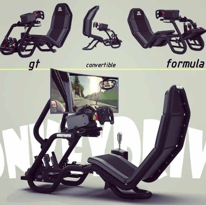 Simulador/Cokpit/ Monkeydriver + suporte triplo