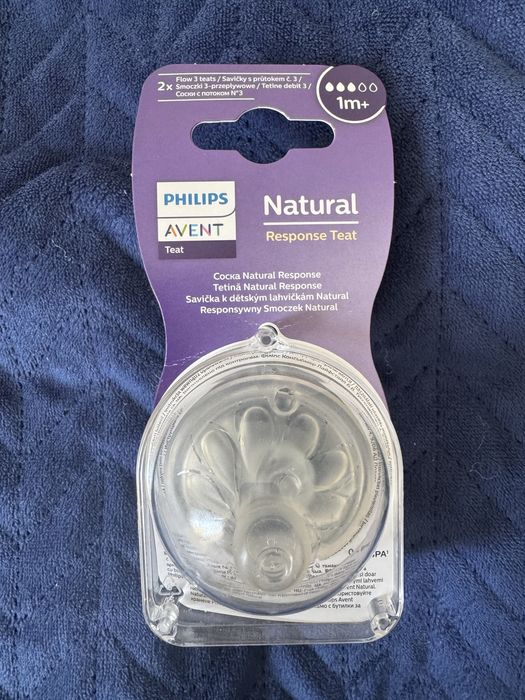Smoczki do butelki Philips Avent Natural 0+ i 1+