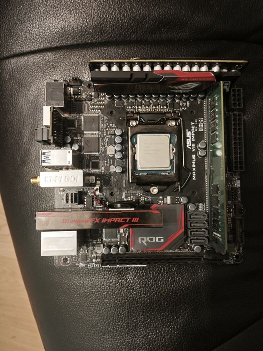 Motherboard ASUS Maximus VIII Impact + CPU + RAM