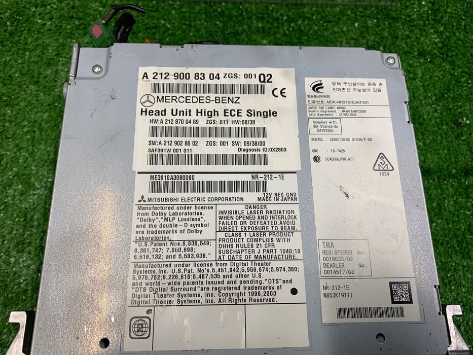 mercedes w212 radio cd nawigacja navi a2129008304