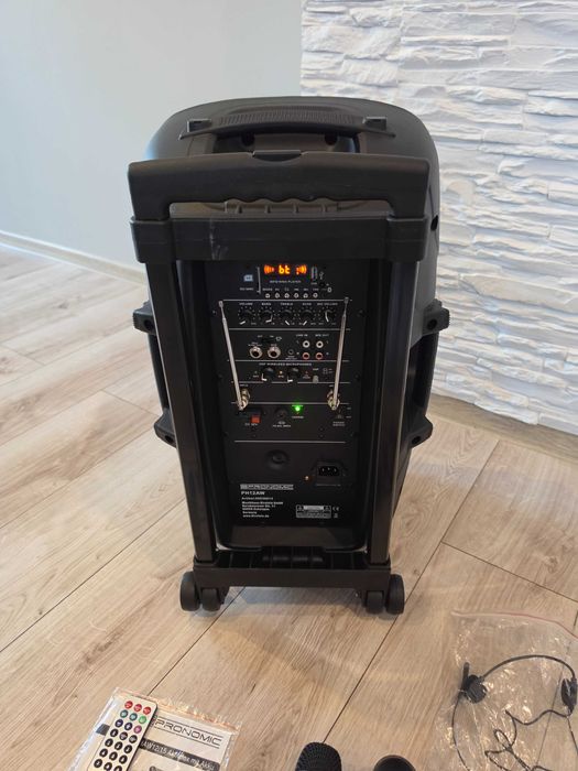 Mobilna Kolumna Aktywna Pronomic PH12AW Akumulator Bluetooth Mikrofony