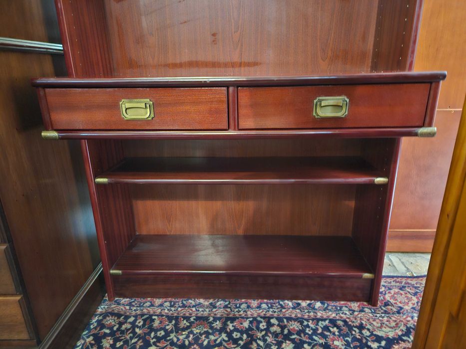 Secretária / Estante em madeira - óptimo estado geral