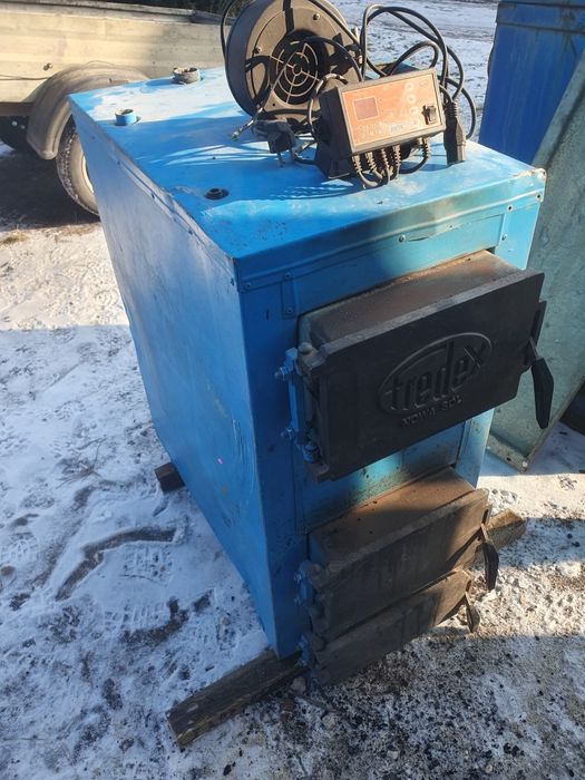 Ogrzewanie sprawny duży na drewno 16/20kw