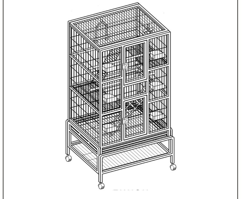 Gaiola para papagaios