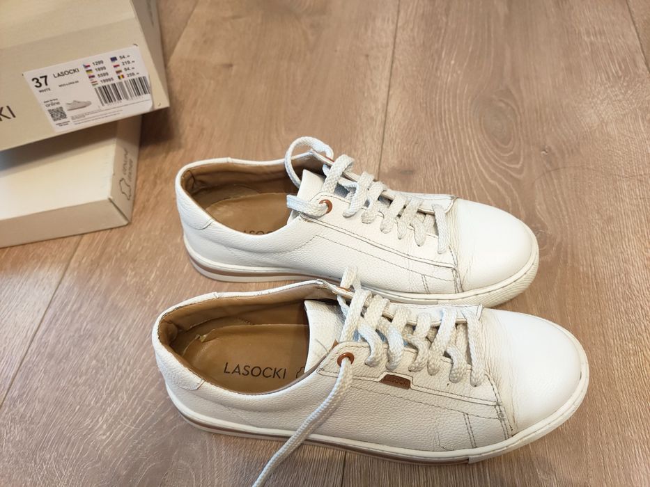 Sneakersy skórzane Lasocki 37