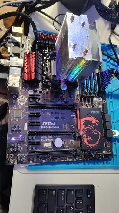 Procesor Intel Xeon E3-1246 v3 + płyta MSI Z87 Gaming + 16GB  RAM (I7)