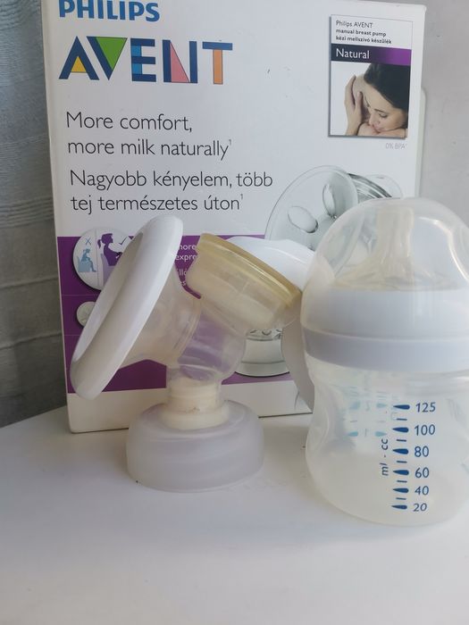Молокоотсос Avent и бутылочка от коликов Avent новая