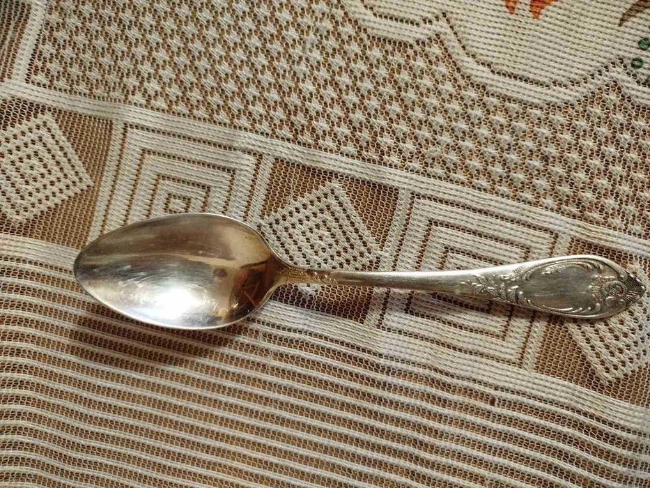 Набор столовых ложек мельхиор