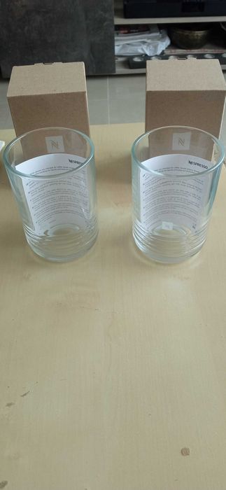 2 copos Nespresso barista 350ml novos