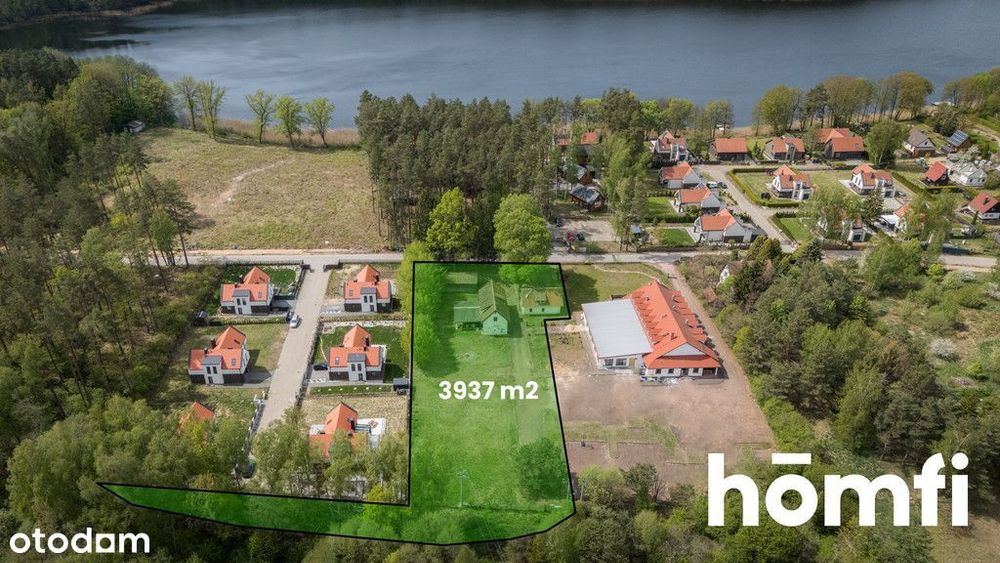 Działka pod inwestycję z prywatną plażą i pomostem