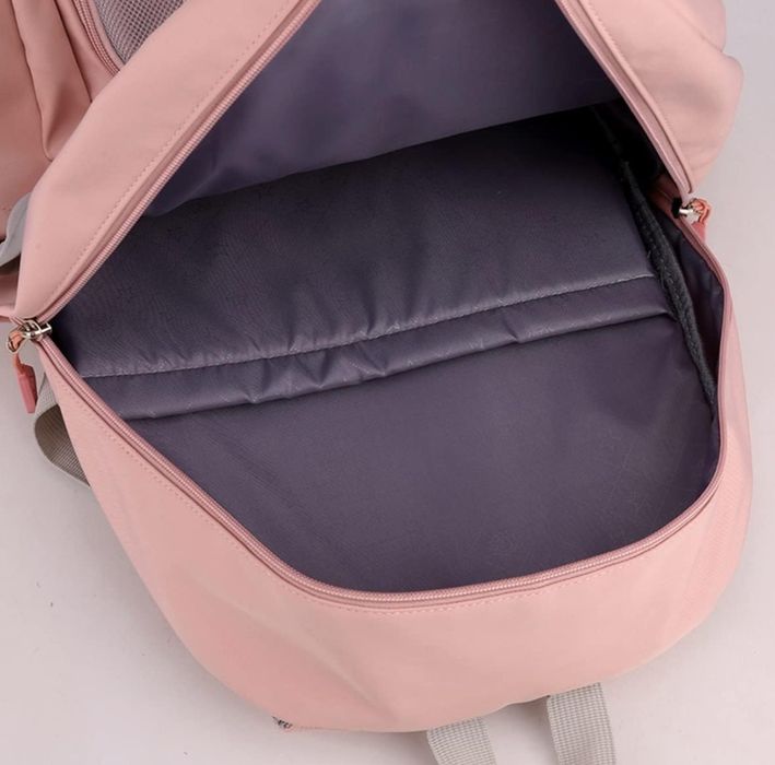 Plecak na laptopa,szkolny,codzienny. Różowy