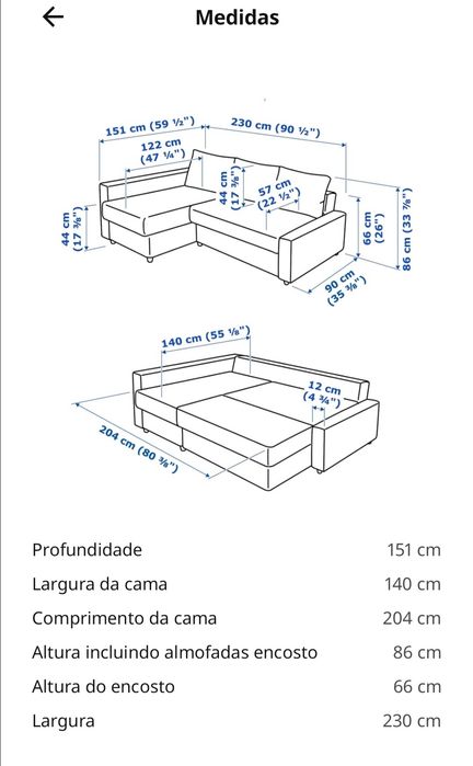 Vendo sofá cama em bom estado.