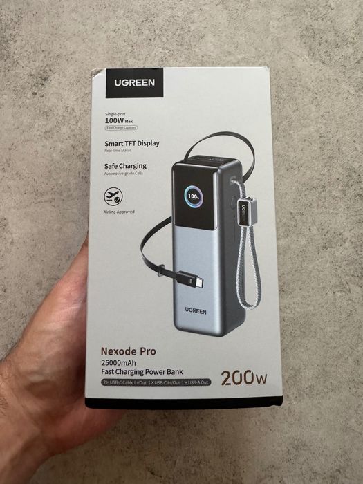 Павербанк UGREEN 25000mAh 200w Nexode Pro PB728