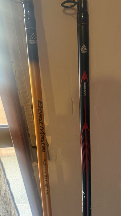 Canas shimano 4,20 metros como novas