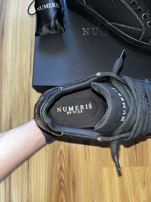 NUMERIS Atelier Acrylic Sneakers нумеріс ателі full black/чорні