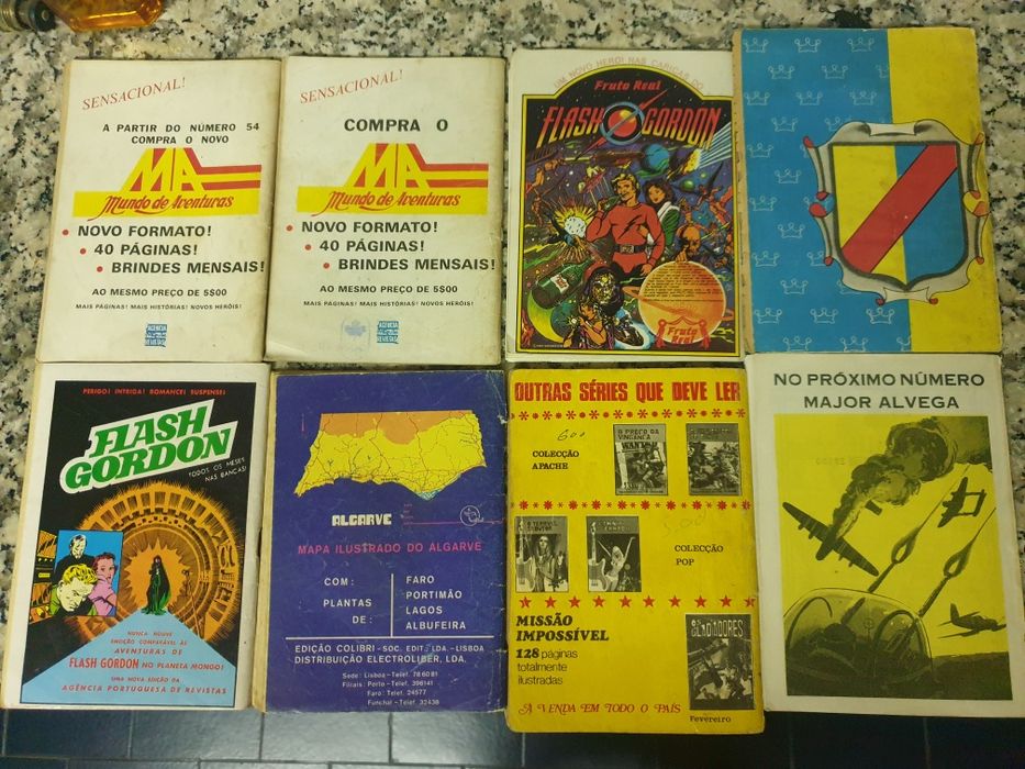 Revistas antigas de banda desenhada