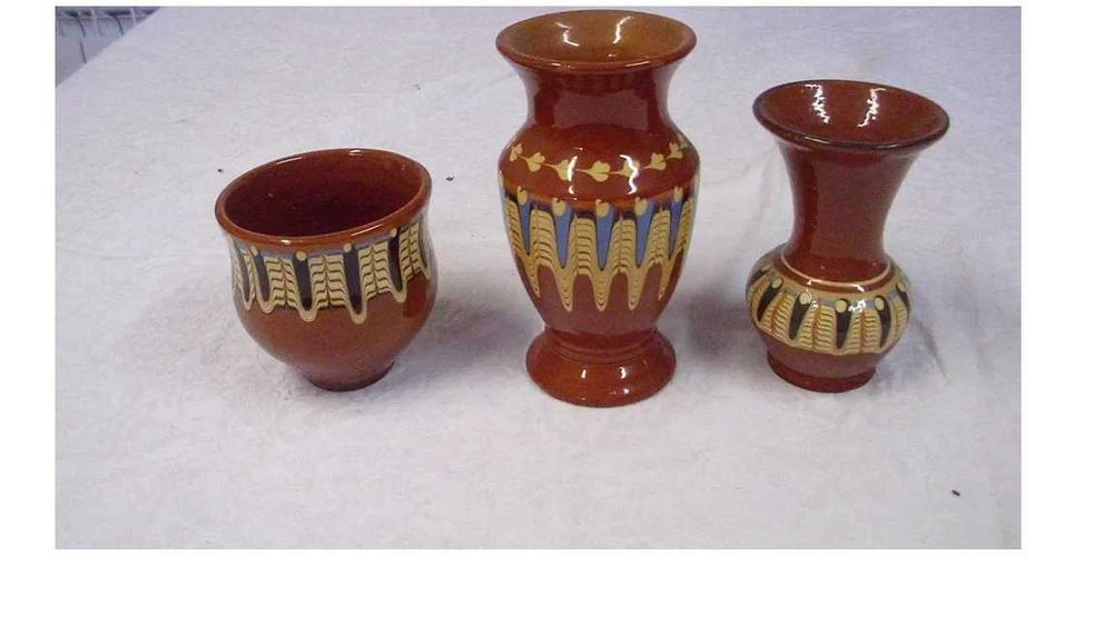ceramika bułgarska wazoniki 2 szt