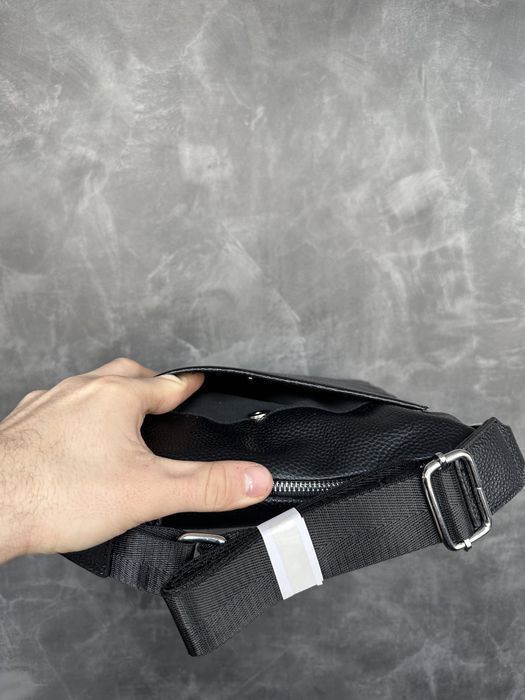 Мужская кожаная сумка Армани чоловіча сумка на через плече