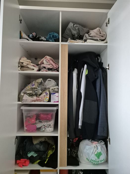 Komplet szafa i komoda