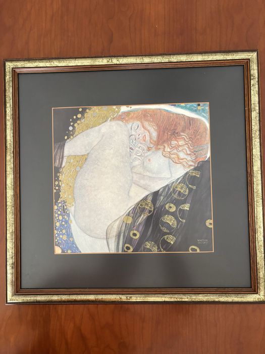 Coleção 6 replicas de Gustav Klimt com molduras