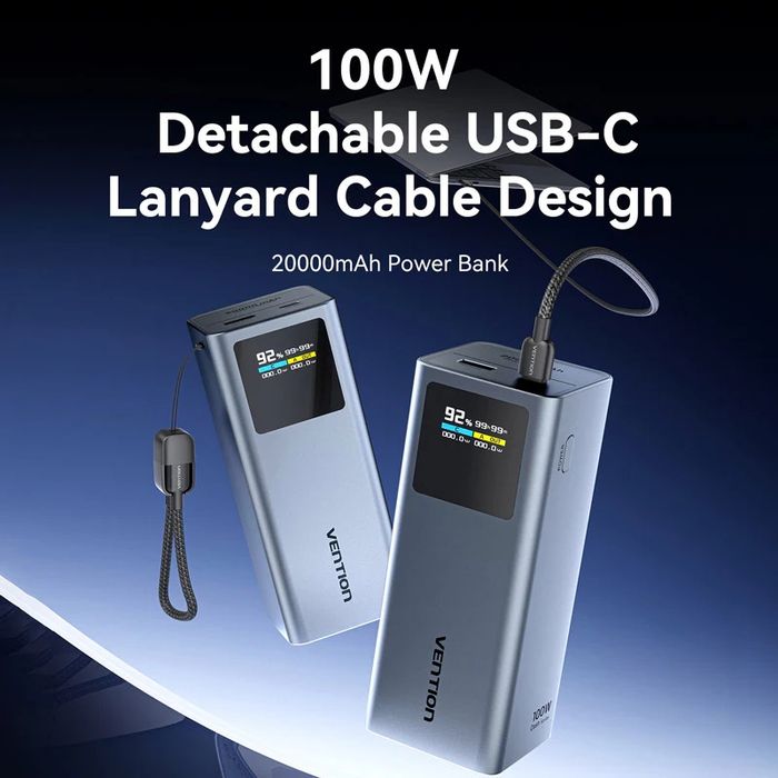 Повербанк Vention 20000mAh/100W
