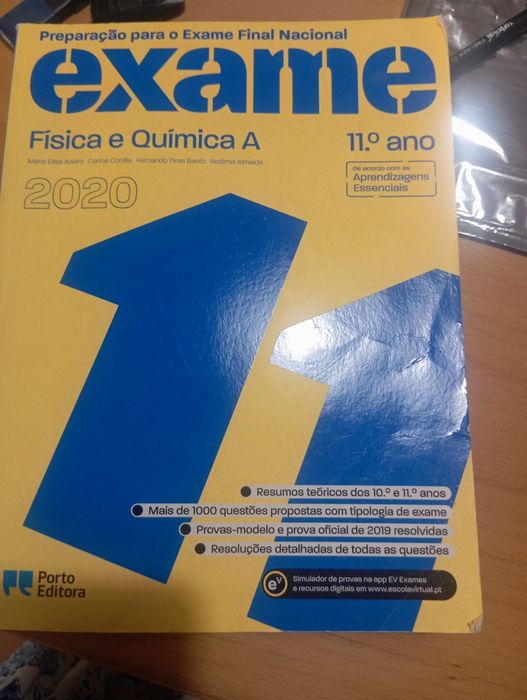 Física e química A preparação para exame