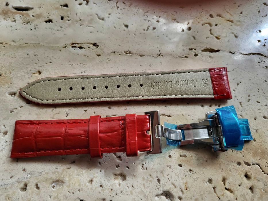 Pasek do zegarka 20 mm SKÓRA NATURALNA