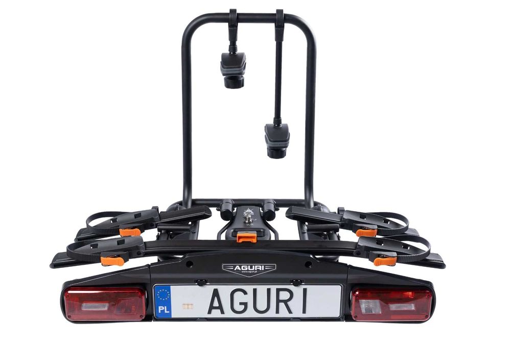 Aguri Active Bike Pro 2 Black Platforma rowerowa na hak na 2 rowery