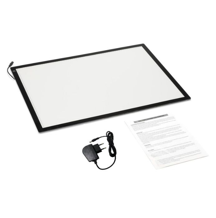 Mesa A4 A3 A2 LED Regulável Luz Desenho Ilustração Tattoo Stencil