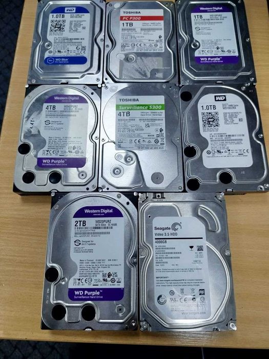 Жорсткий диск HDD 3.5" 1TB / 2TB / 4TB — WD, Toshiba, Seagate