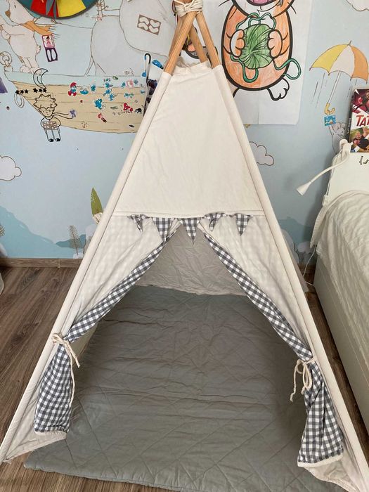 Namiot dla dziecka do pokoju do ogrodu + mata