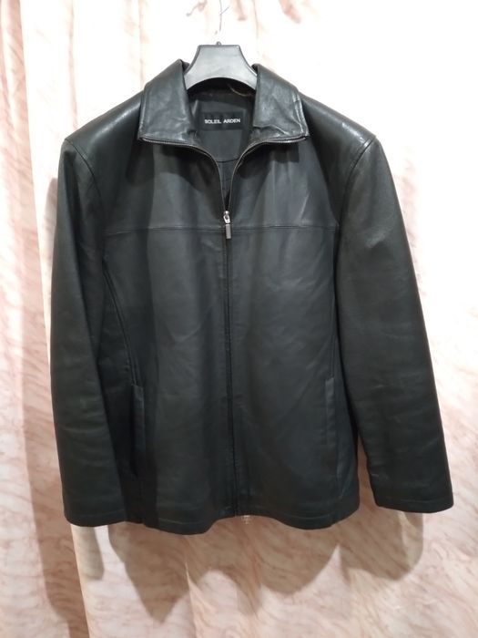 Фірмова шкіряна чоловіча куртка Soleil Arden 50 р