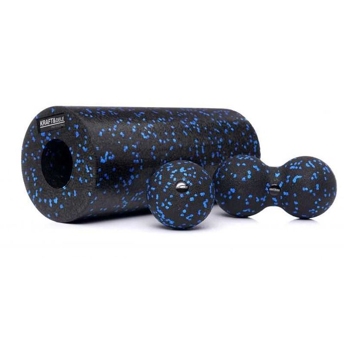 ROLLER WAŁEK PIŁKI do jogi YOGI ROLOWANIA masażu zestaw 3 w 1 KD11902