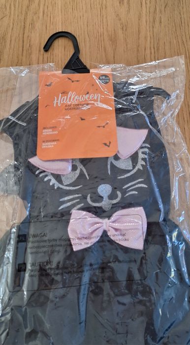 Kostium Przebranie Kot nowy z metką 110 / 116