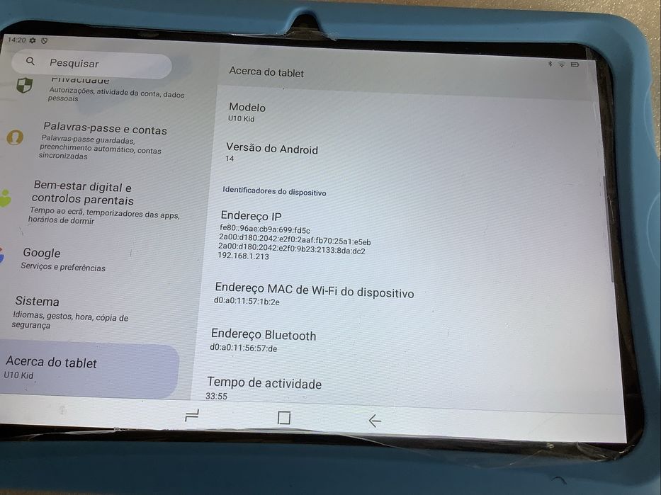Tablet Doogee 10.1 para criancas