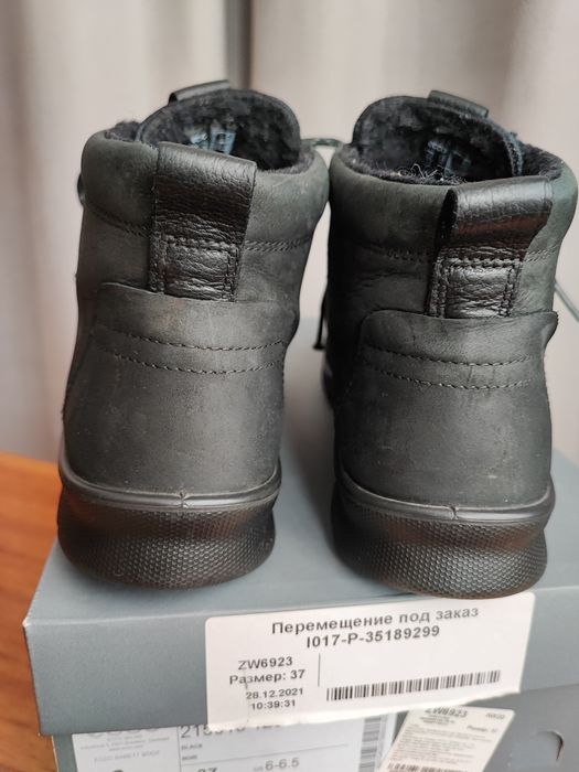 Черевики Ecco зимові 37 р