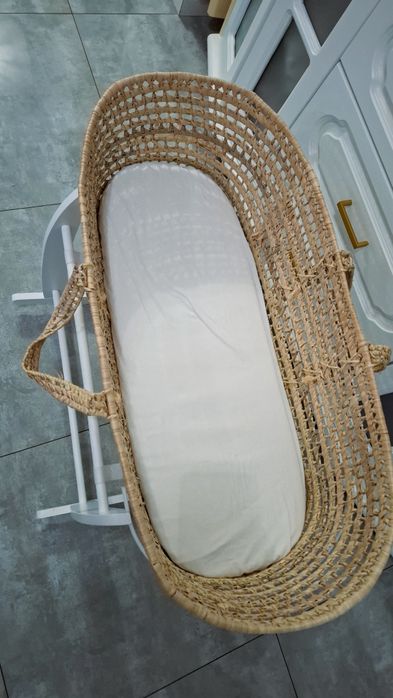 Kosz mojżesza bujaczek clair de lune biały