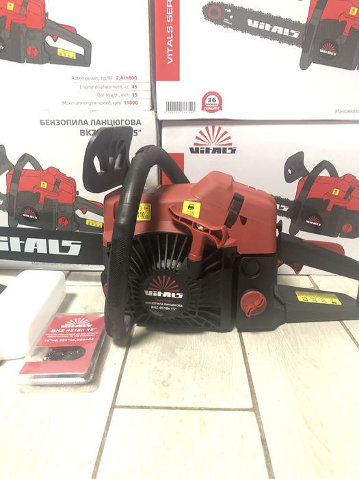 Бензопила цепная Vitals BKZ 4518n 15"