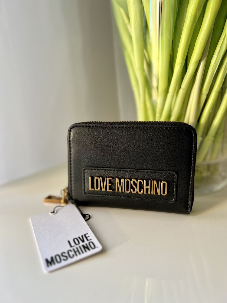 Love Moschino portfel czarny nowy JC5629PP0AKM0000 Wrocław Krzyki • OLX.pl